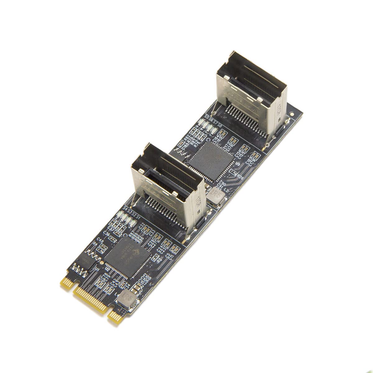 8 Port Non-RAID SATA III 6Gbp/s to M.2 B+M Key Adapter PCI-e 3.0 x2 bandwith