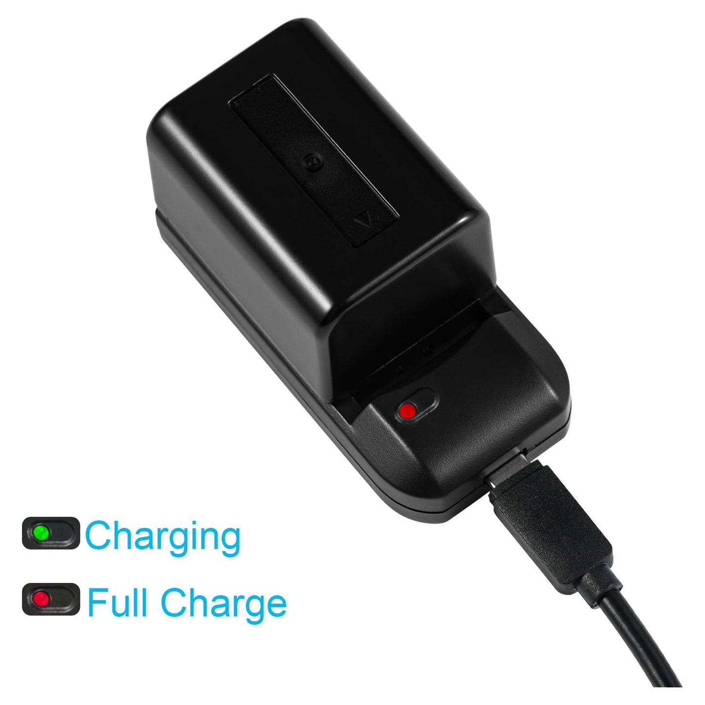 Camcorder Video Digital Camera Travel Charger and 3.7V 2000mAh NP-FV5 Plus Li-ion Rechargeable Battery?NP-FV5 Plus Battery Charger?