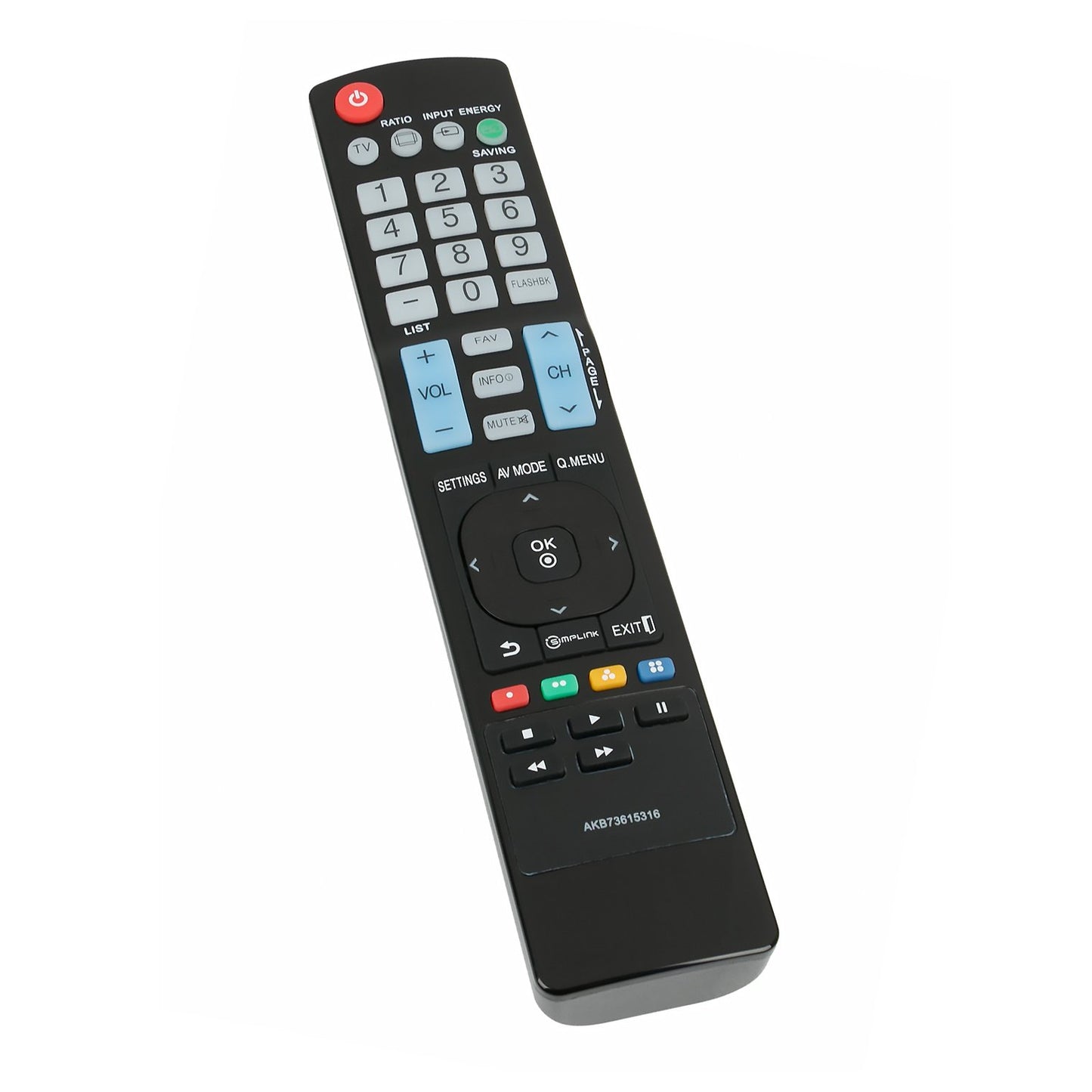 AKB73615316 Replace Remote Control fit for LG Plasma TV 32LS5600 37LS5600 42LS5600 42PA4900 47LS5600 50PA4500 55LS5600 55LS5650 60PA550C 55LS4600 LED