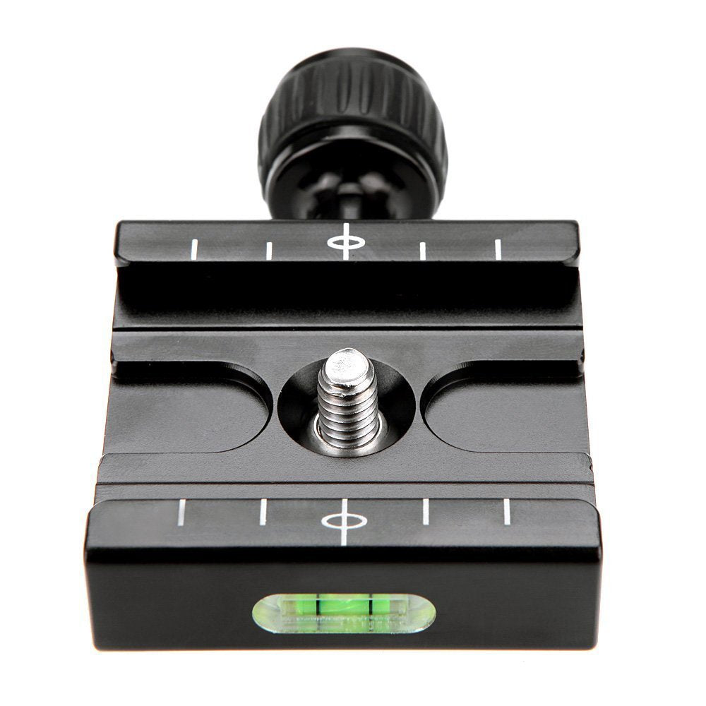 Fotasy 50 mm Arca Swiss Type Clamp, Quick Release Plate Clamp, QR Clamp, Arca Tripod Mount for Tripod Head Monohead, fits Arca Style Plate
