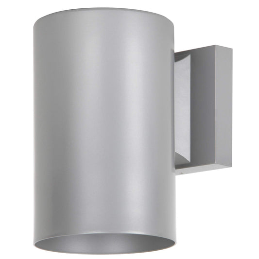 Sunset Lighting F6901-58 Sunset Round Exterior, Silver Powder Coat