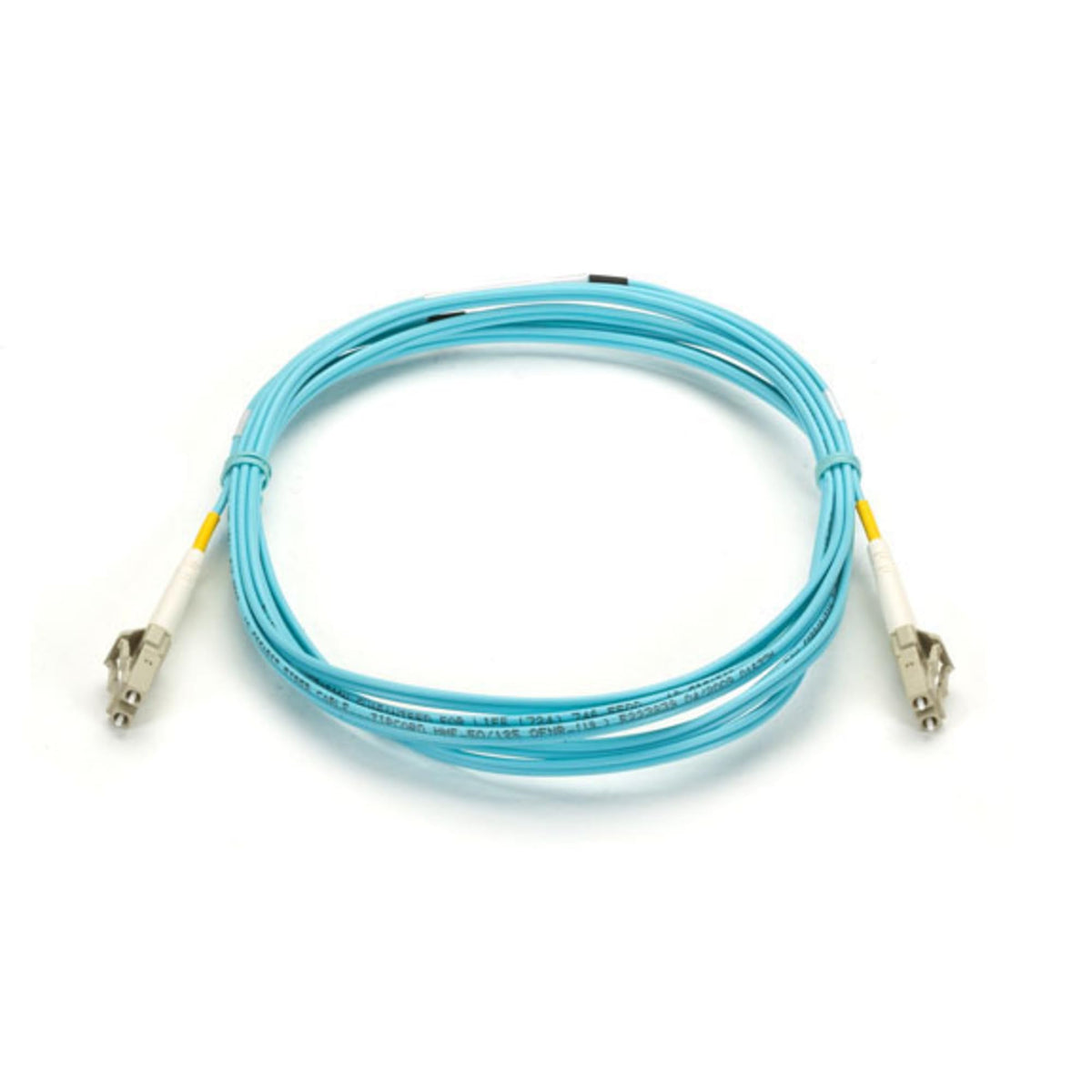 Black Box OM3 50/125 Multimode Fiber Optic Patch Cable OFNR PVC LC-LC AQ 5M