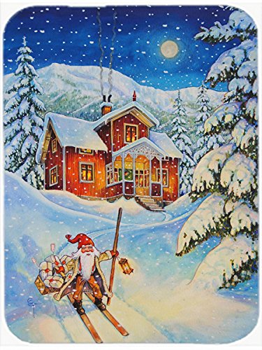 Caroline's Treasures ACG0147MP Christmas Gnome Headed Out Mouse Pad, Hot Pad or Trivet for Home Office Gaming Working Computers Laptop Mouse