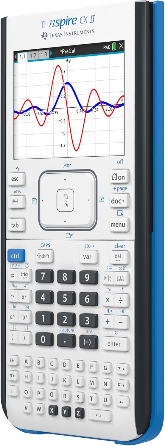 TI-Nspire CX II Color Graphing Calculator with Student Software (Renewed)