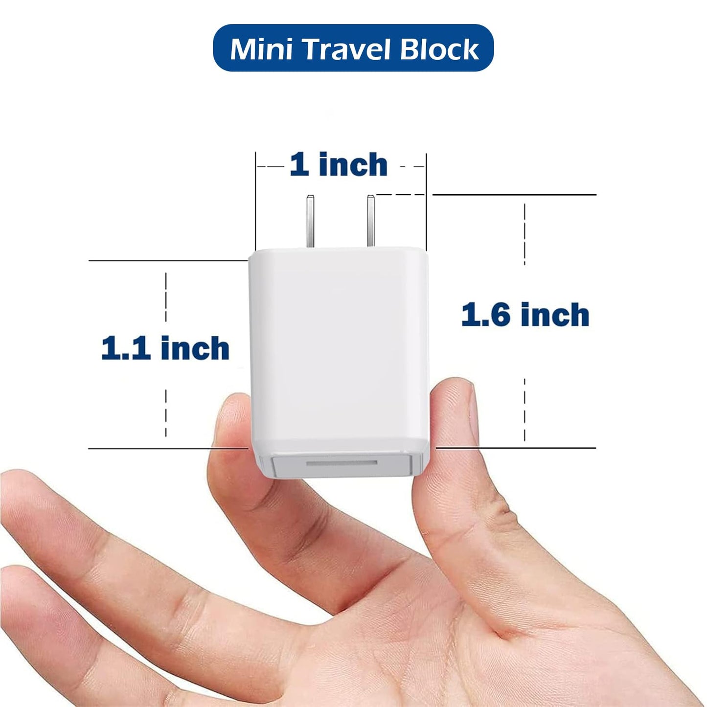 2Pack[Apple MFi Certified] iPhone Charger,10Feet Extra Long Lightning Cable Data Sync Transfer Cord with Portable Travel Charging Block Compatible…