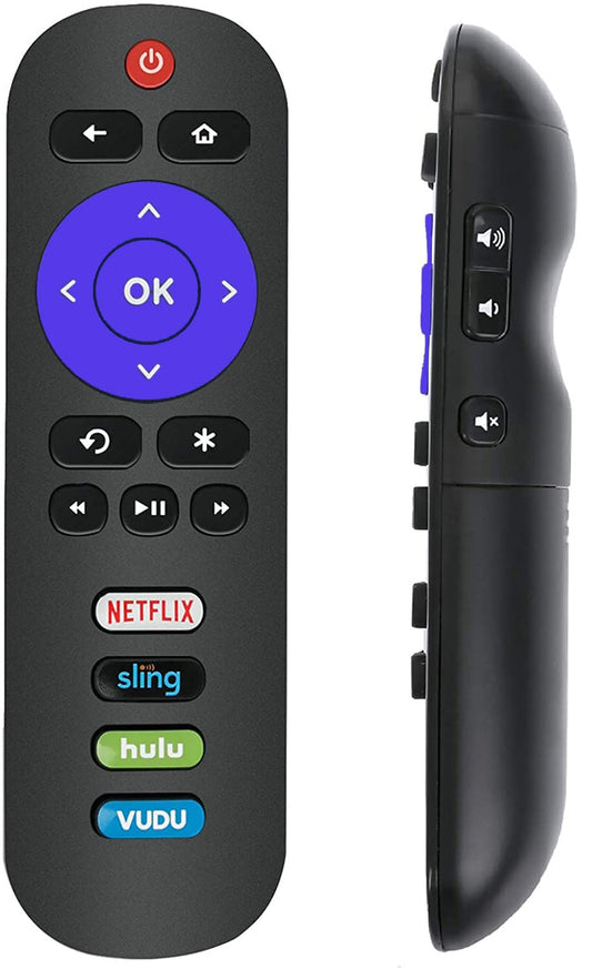 Universal Remote Compatible with All Sanyo ROKU TV Remote Control (Not for Roku Stick and Box)