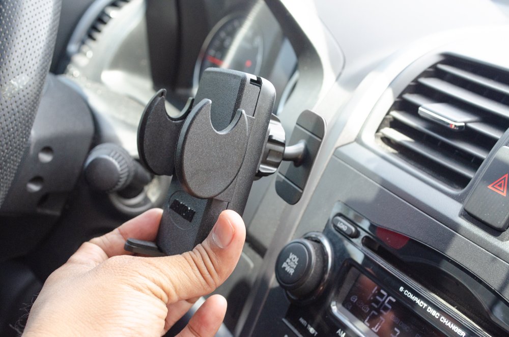 ARKON Mounts Mega Grip Car Phone Holder with Adhesive Mount | for Cars & Trucks | Designed for Phones | Powerful Adhesive Mount | Compatible
