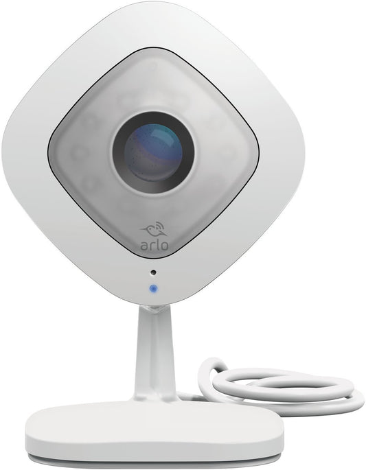 Arlo (VMC3040-100NAS) Q - Wired, 1080p HD Security Camera | Night Vision, Indoor Only, 2-Way Audio | Cloud Storage Included | Works with Alexa