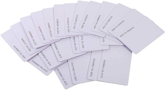 UHPPOTE Contactless 125kHz RFID Proximity Smart Card 0.8mm Thick for Access Control System & Time Attandance (Read only, 100 Pack)