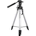 BARSKA Deluxe Tripod Extendable to 63.4" w/ Carrying Case , Gray/Black