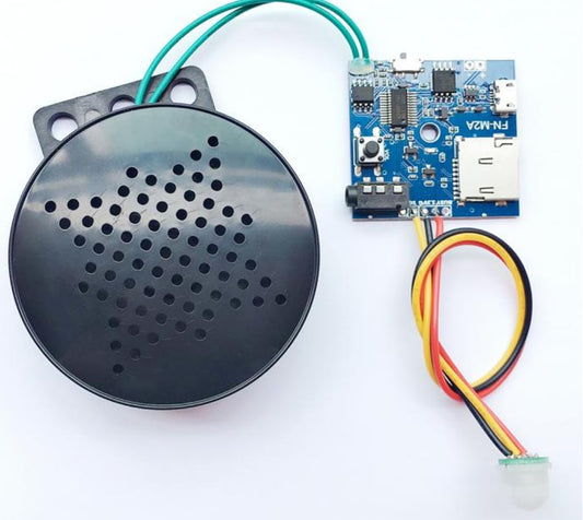 PIR Motion Sensor Activated Audio Player for POP Displays/Point of Sale/Statues/Artwork