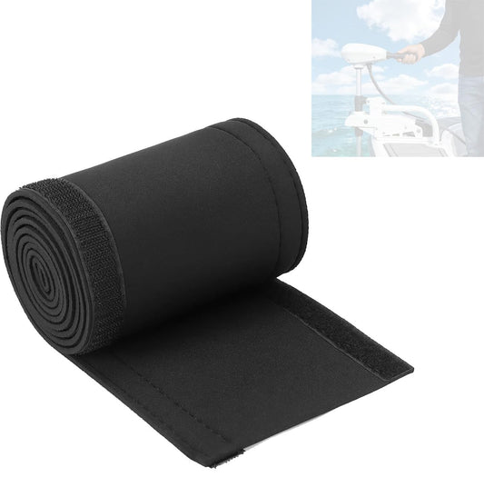 Trolling Motor Cable Sleeve, 60" Made of Black Neoprene Trolling Motor Sleeve, Great for Cover Cables and Extension Cords and Outboard Motor Sleeve
