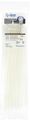 Thomas and Betts TR TY528M CABLE TIE 50LB 14" NAT NY (Pack of 100)
