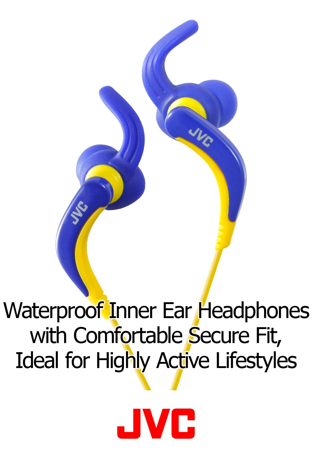 JVC HAETX30A Extreme Fitness Headphones, Blue