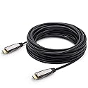 DELONG Fiber Optic HDMI Cable 50ft, Long HDMI cord support 4K 60Hz UHD/HDR/HDTV/3D IMAX/Dolby Vision,compatible with AV receiver,4K projector, UHD
