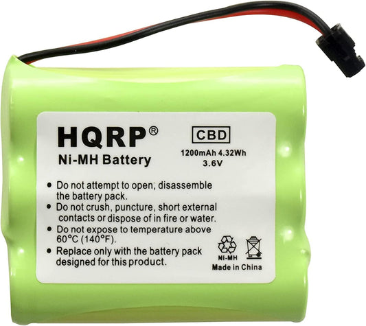 HQRP Cordless Phone Battery Compatible with Panasonic P-P510 / P-P510A / P-P510T/1B / Type 21 / N4HKGMB00001 Replacement/Extended/High-Capacity/Plus