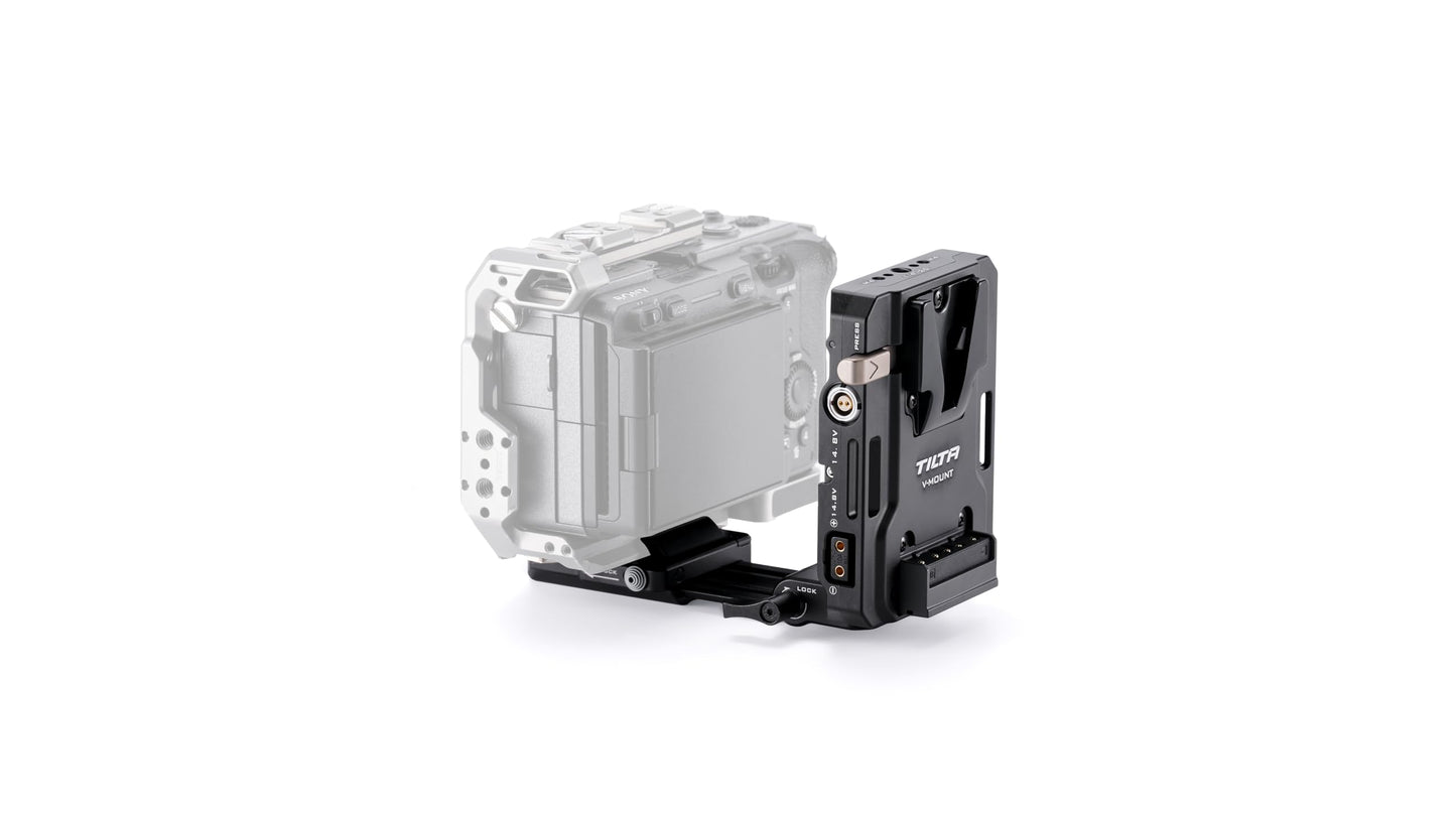 Tilta Mini PD V Mount Battery Plate with Adjustable ARCA Receiver Kit | 60W PD USB-C, P-Tap & 2-Pin Lemo Outputs | Compatible with DJI ARCA Quick