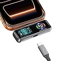 TWOPAN Magnetic Portable iPhone SSD for ProRes 4K 60fps Video Recording, 512GB External Storage for iPhone 17/16 Pro/Pro Max/iMac/MacBook, LCD