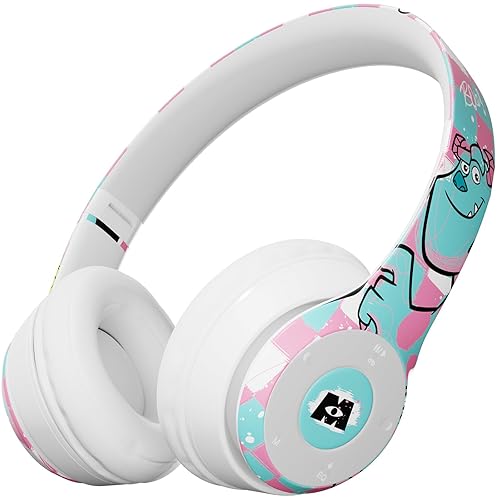Disney/Pixar’s Monsters, Inc Bluetooth Headphones - Over The Ear Bluetooth Wireless Headset with Built in Mic and Up to 15 Hrs Playtime - Monsters…