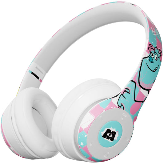 Disney/Pixar’s Monsters, Inc Bluetooth Headphones - Over The Ear Bluetooth Wireless Headset with Built in Mic and Up to 15 Hrs Playtime - Monsters…