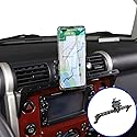 Fit for Toyota FJ Cruiser 2007-2021 Multifunctional Car Phone Mount, Dash Panel Track Cell Phone Holder for Car Dashboard Air Vent, Handsfree Dash