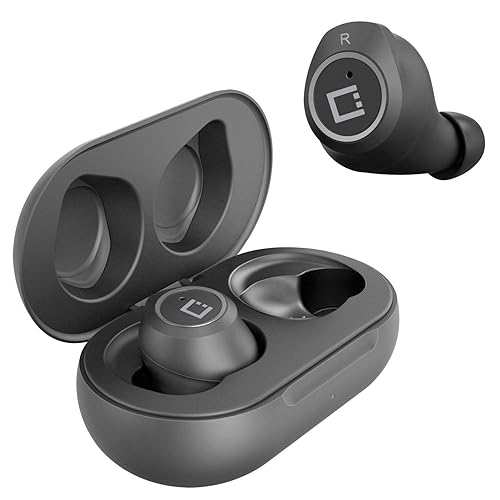 Wireless V5 Bluetooth Earbuds Compatible with Samsung Galaxy View 18.4" 32GB (Wi-Fi) with Charging case for in Ear Headphones. (V5.0 Black)