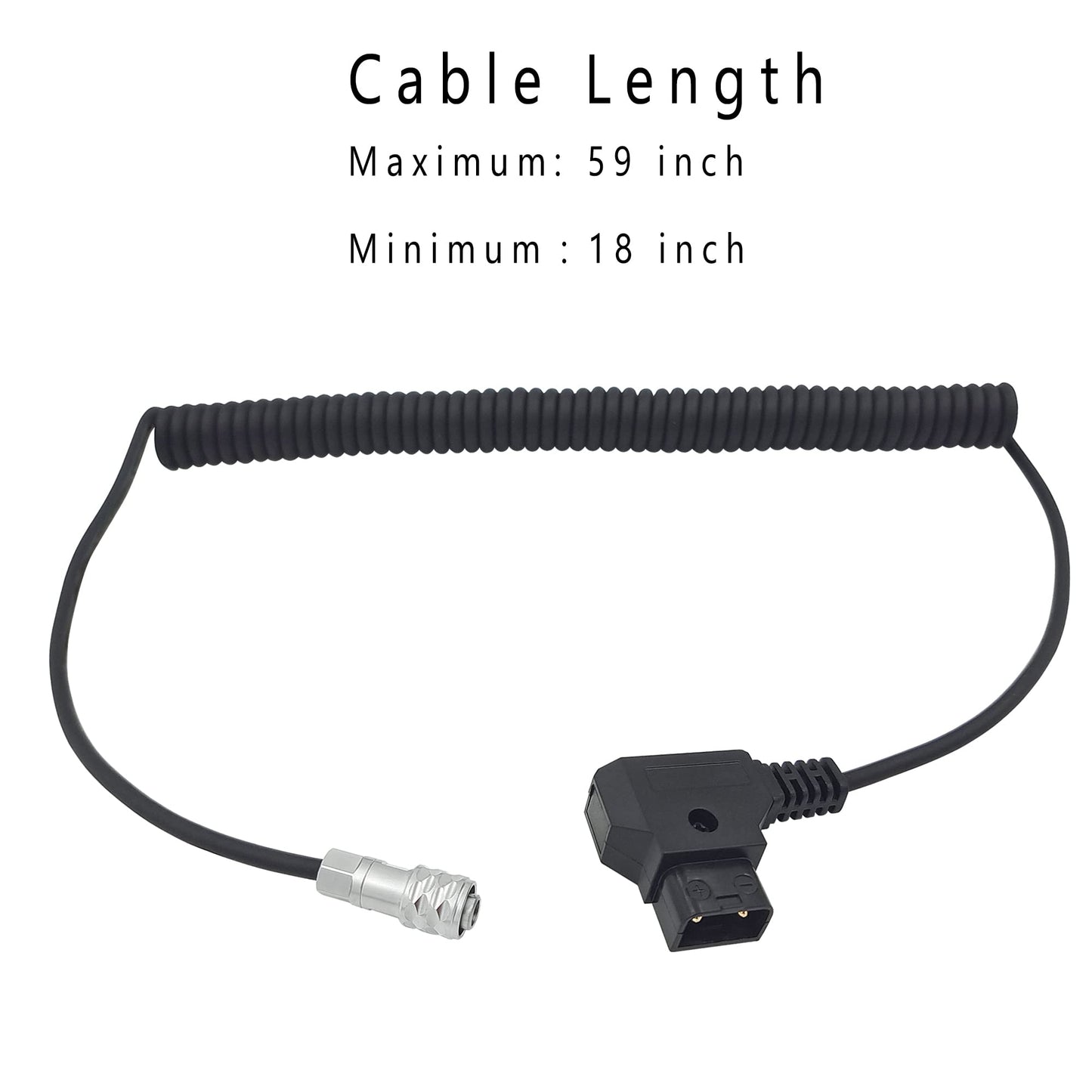 BMPCC D-Tap to 4K 6K Pro Power Cable Suitable for Blackmagic Pocket Cinema Camera 4K and Gold Mount V Mount Battery, Weipu SF6 2 Pin Female to P