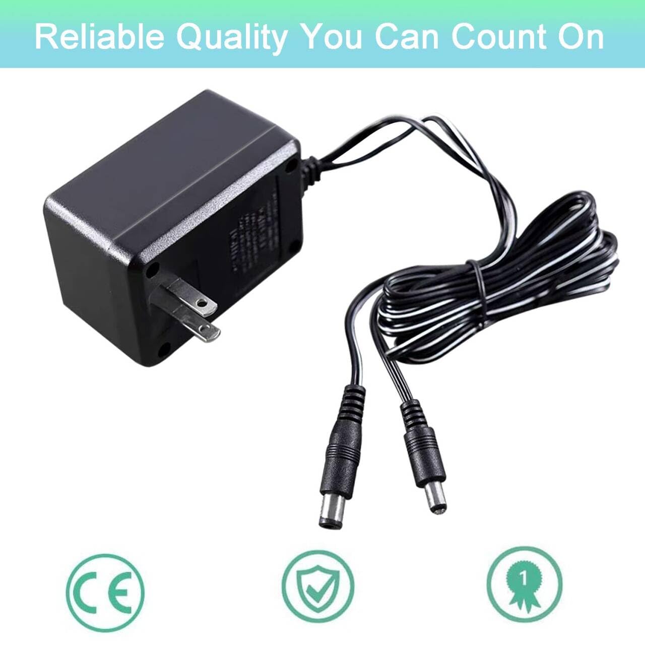 Super Nintendo/SNES/NES/Genesis AC Adapter with NES/SNES Power Cord