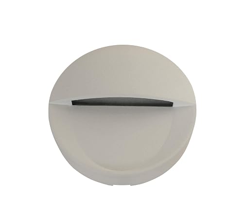 Tru-Scapes TS-25WMA LED Slim Puck Light for Deck Post or Step (White)