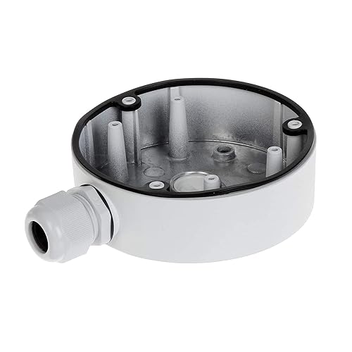 DS-1280ZJ-DM21 CB140PT Conduit Base, Junction Box Compatibale with Dome Cameras, White, Pack of 1