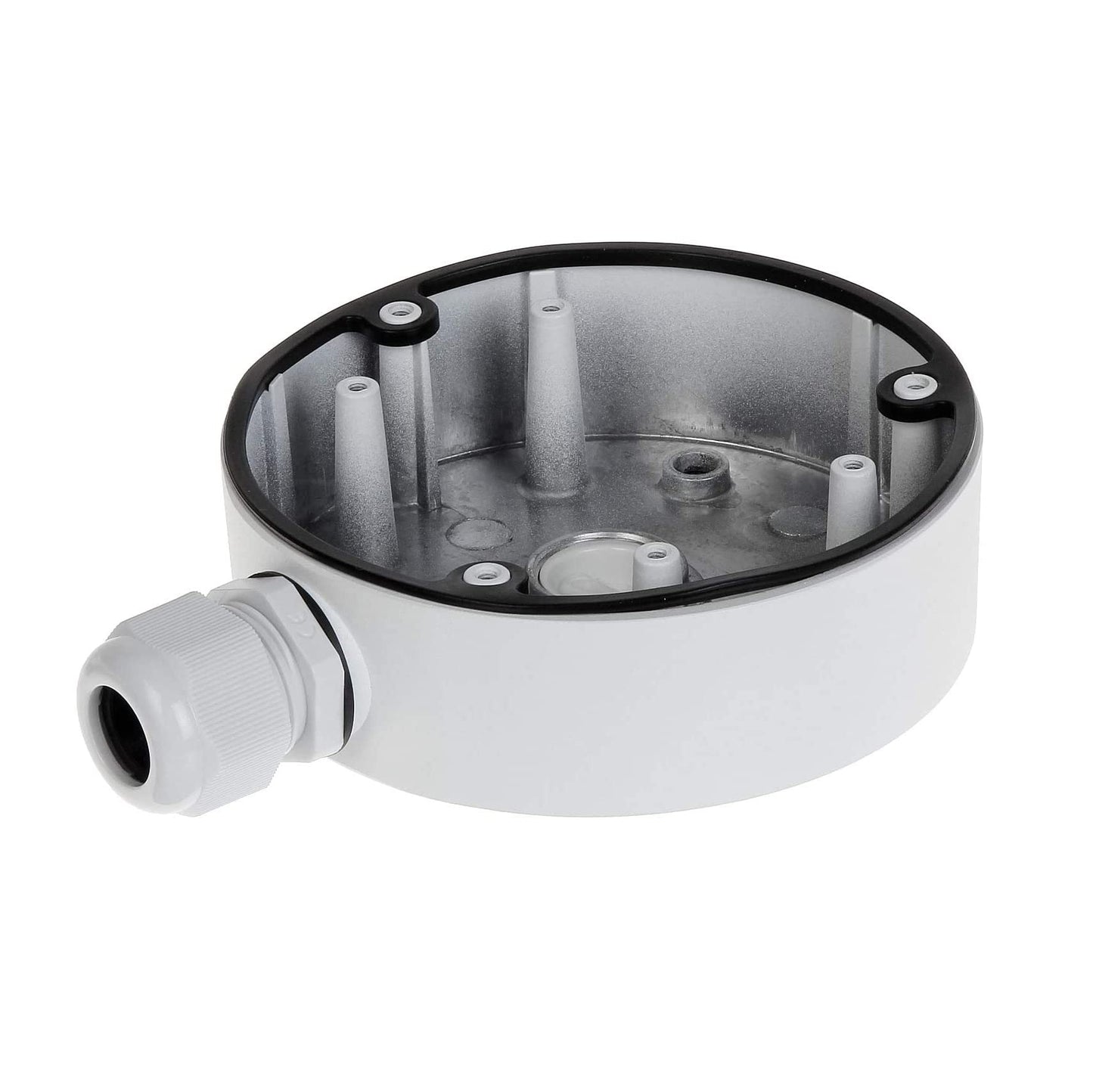 DS-1280ZJ-DM21 CB140PT Conduit Base, Junction Box Compatibale with Dome Cameras, White, Pack of 1