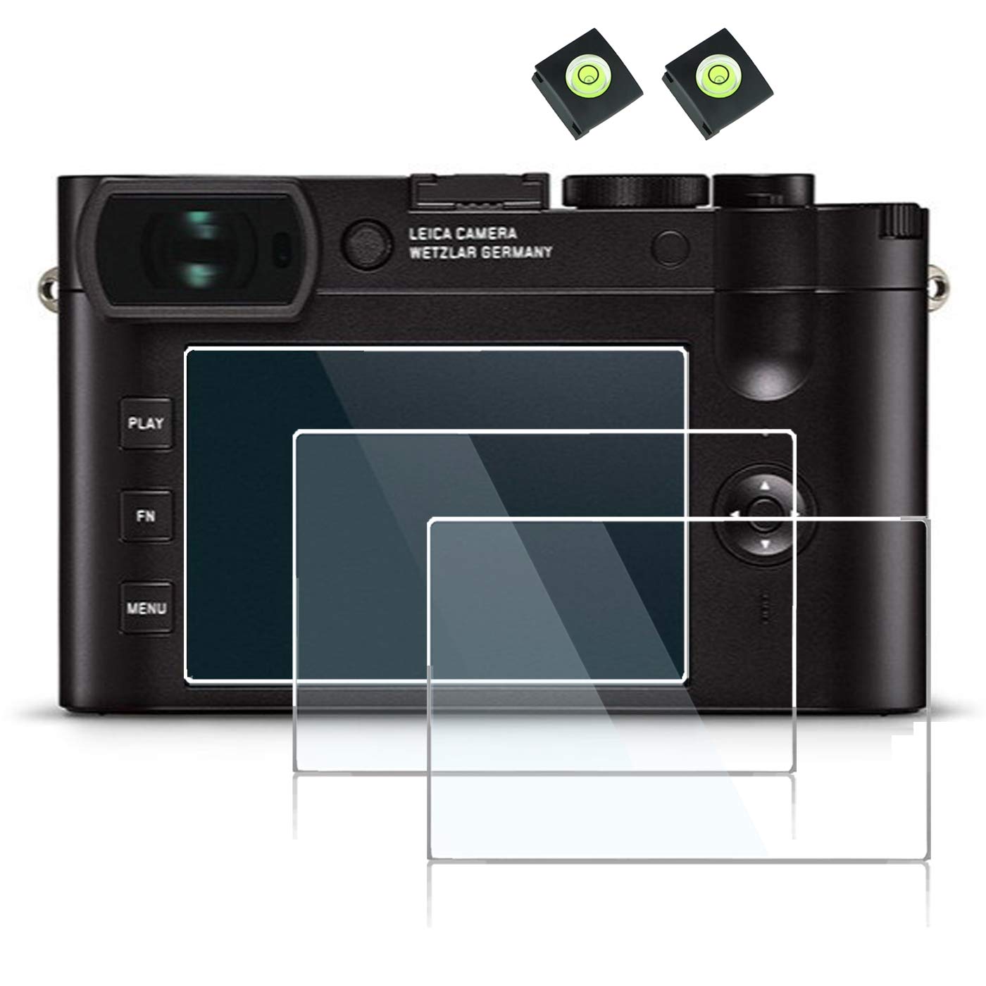 debous Screen Protector Compatible for Leica Q2 Q3 Digital Camera,Anti-scratch Anti-finger Tempered Glass Clera Hard Protective Film Shield Cover