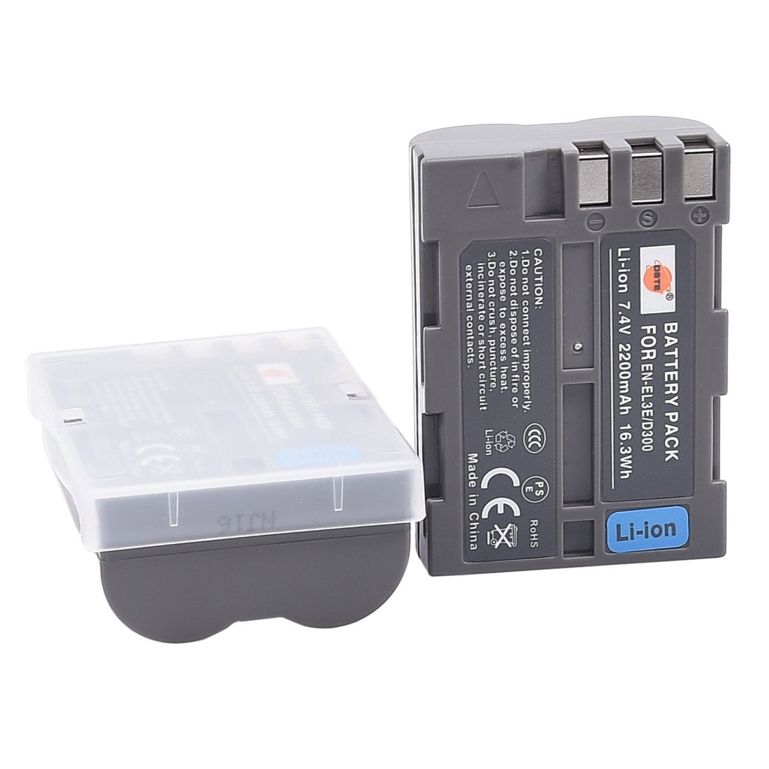 DSTE Replacement for Pro MB-D10 Vertical Battery Grip + 2X EN-EL3E Compatible Nikon D300 D300S D700 D900 SLR Digital Camera