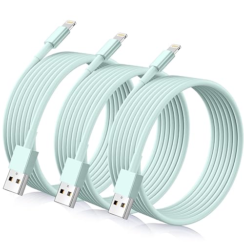 HFHSCN for iPhone Charger Cord Lightning Cables, Original 2023 Upgraded [3Pack 10ft] MFi Certified USB A Charging Cable for iPhone 13 12 11 Mini Pro…