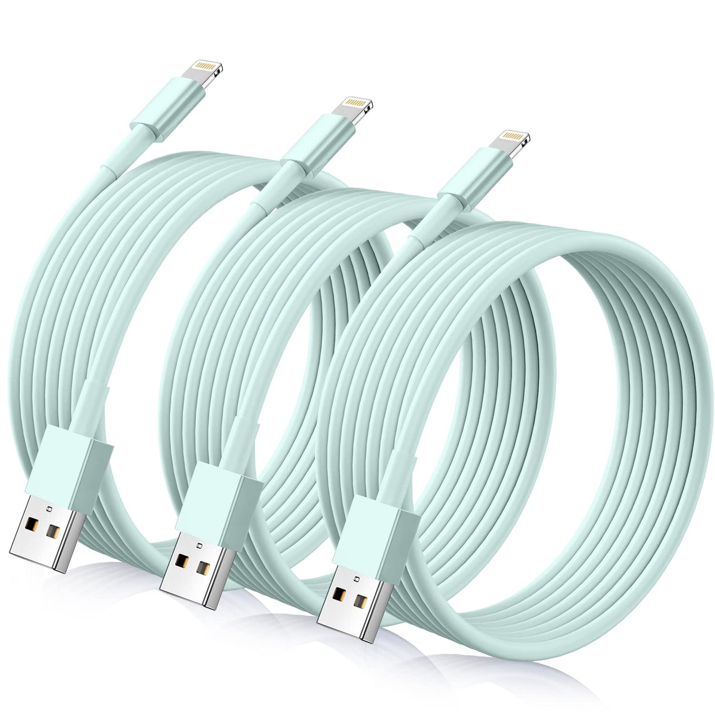 HFHSCN for iPhone Charger Cord Lightning Cables, Original 2023 Upgraded [3Pack 10ft] MFi Certified USB A Charging Cable for iPhone 13 12 11 Mini Pro…