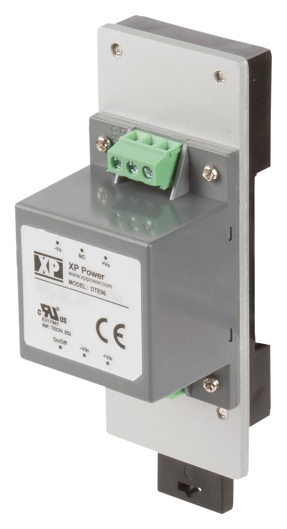 DTE0624D12 DC-DC Converter Chassis Mount; 6W; +/-12V@+/-0.20A; 9-36V in