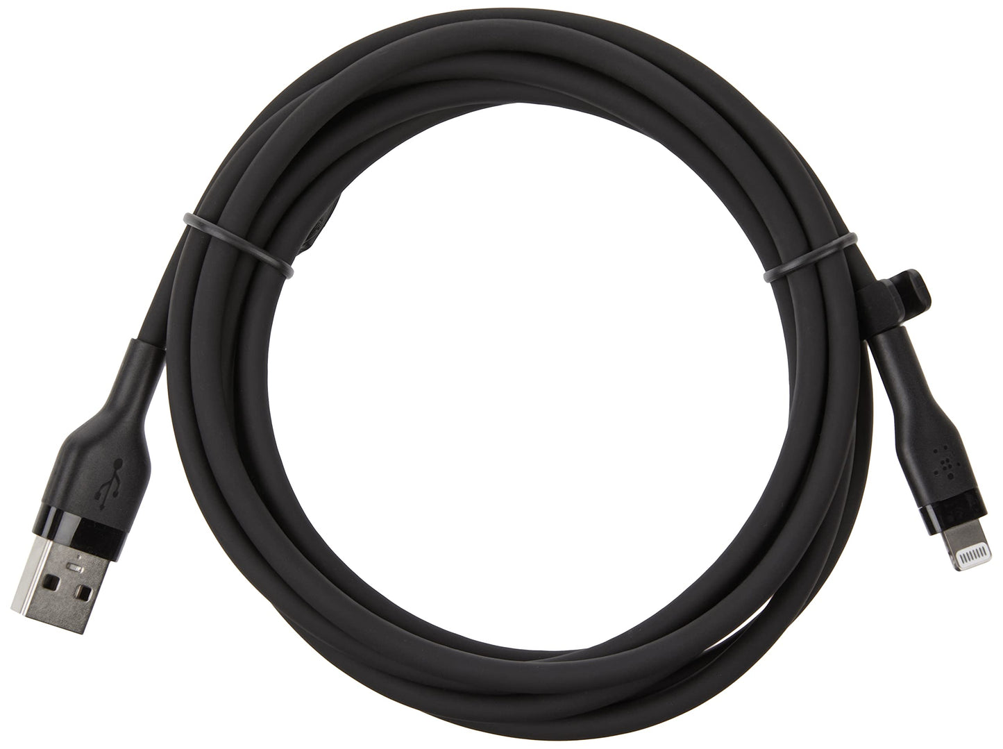 Belkin BoostCharge Flex Silicone USB Type A to Lightning Cable (2M/6.6FT), MFi Certified Charging Cable for iPhone 13, 12, 11, Pro, Max, Mini, SE…