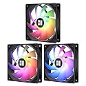 Thermalright TL-C12C-S X3 CPU Fan 120mm ARGB Case Cooler Fan, 4pin PWM Silent Computer with S-FDB Bearing Included, up to 1550RPM Cooling Fan?3