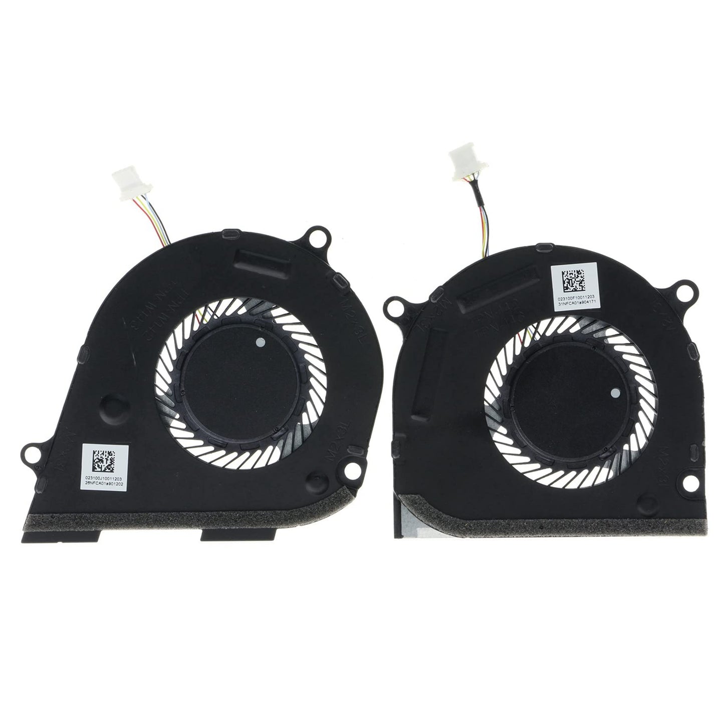 Replacement CPU & GPU Cooling Fan for HP Envy X360 15-DS 15-DR 15M-DS 15M-DS0011DX 15-DS1063CL 15-DS1077NR L53542-001 L53541-001 L53867-001
