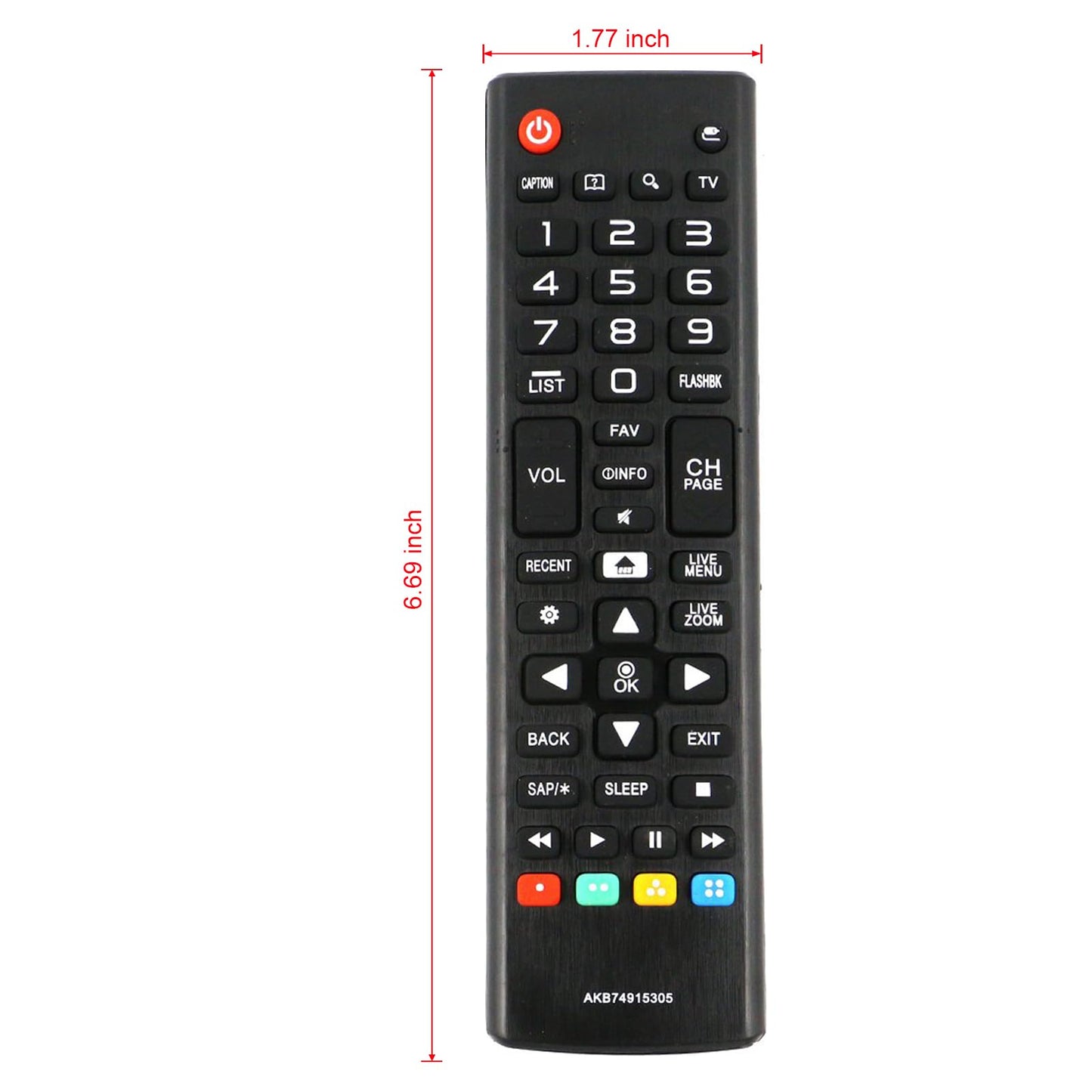 AKB74915305 Replaced Remote fit for LG 4K UHD Smart TV 65UH615A 43UH6100 49UH6100 49UH6090 55UH6090 55UH6150 60UH6150 65UH6150 50UH6300 58UH6300