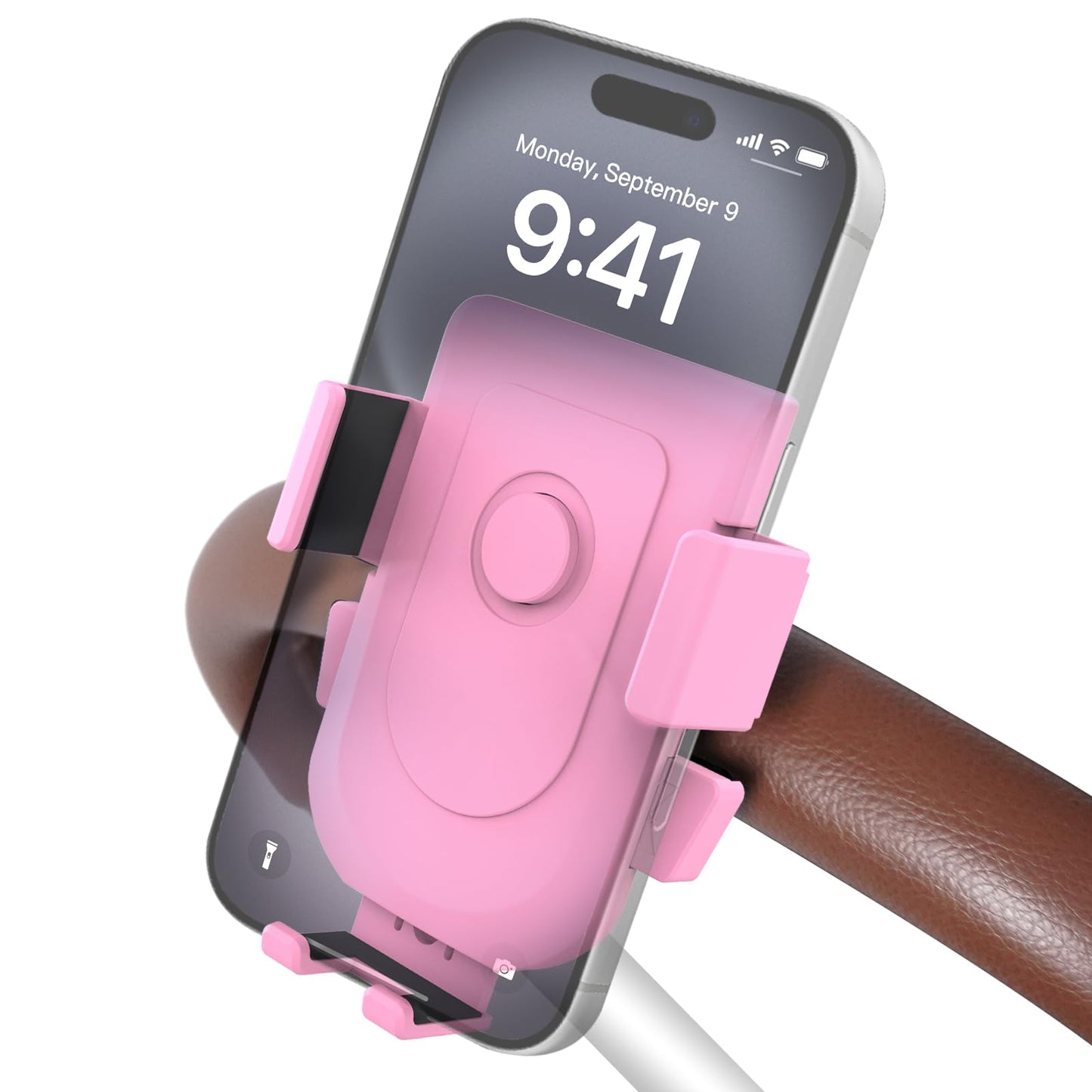 PLANTURECO Baby Stroller Phone Holder, Bike Phone Holder, Shopping Cart, Motorcycle Phone Mount, Golf Cart, Push Cart, Treadmill, Universal- iPhone