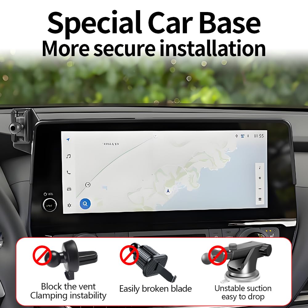 Car Magnetic Phone Mount for Toyota Grand Highlander 2024 2025 2026 and Grand Highlander Hybrid 2024-2026 Auto Accessories Best Cellphone Holder Fast
