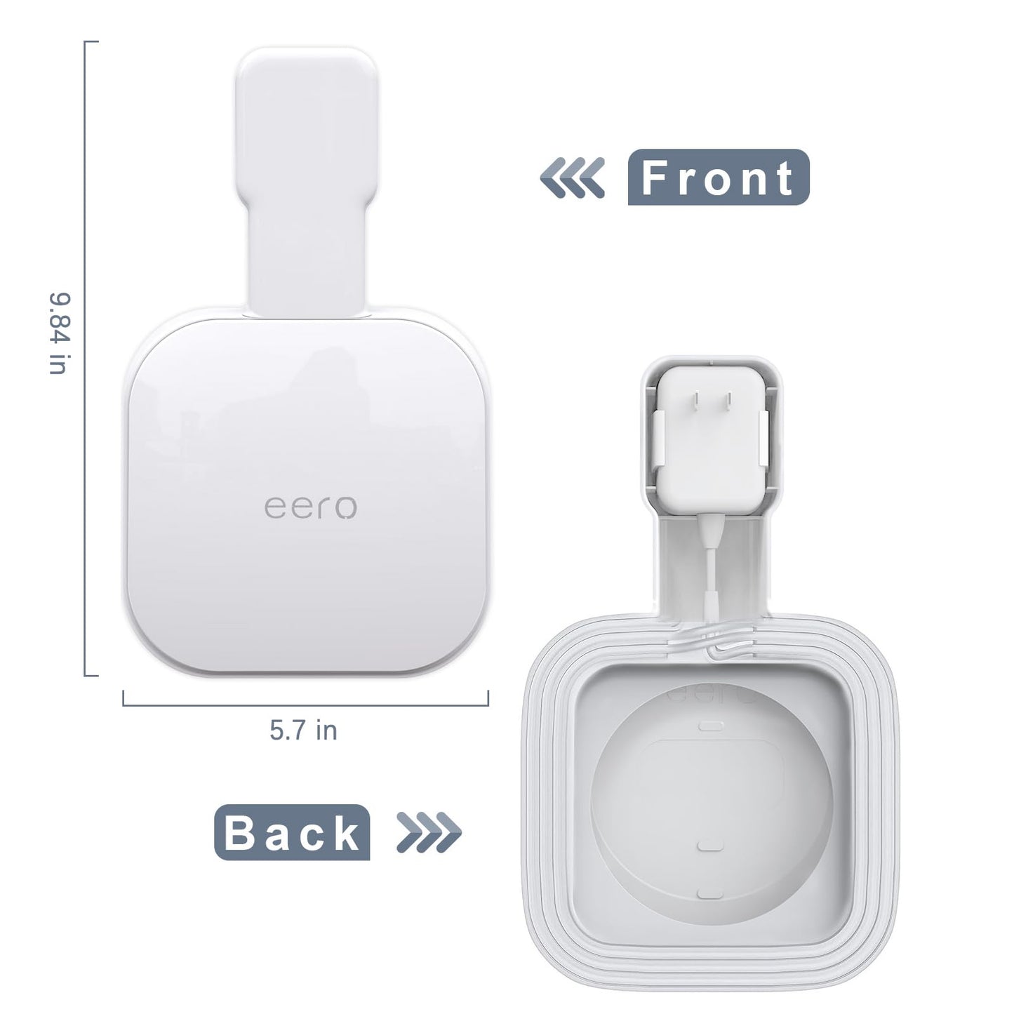 Mamerry Outlet Wall Mount Compatible with eero Pro 6e/6, 2 Pack