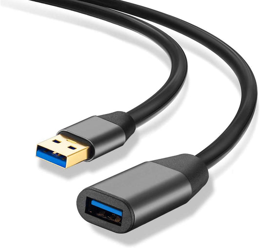 XXONE USB 3.0 Extension Cable 20ft, Aluminum Alloy USB Cable SuperSpeed USB 3.0 Type A Male to Female Extension Cord for Printer,PlayStation, Xbox,USB
