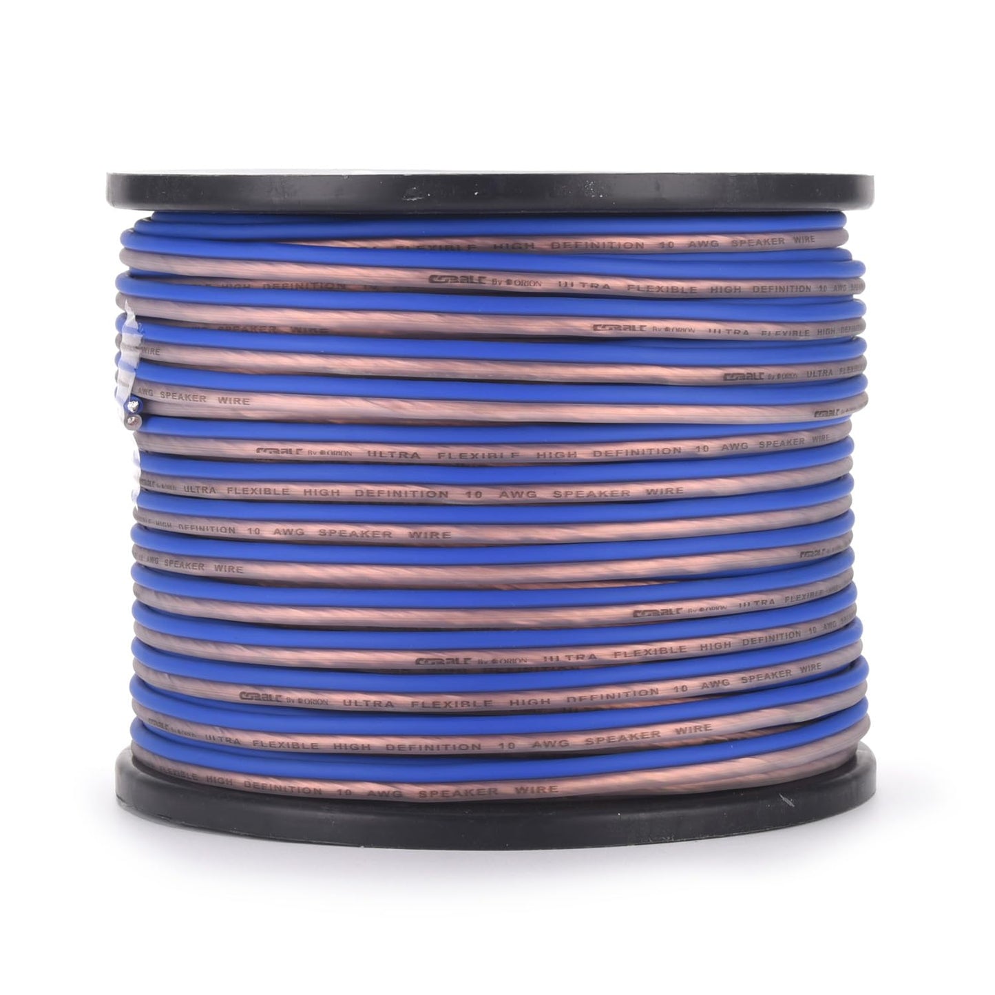 Orion Cobalt S10300PB 10 Gauge AWG (300-Ft Blue/Clear) High Powered Car Speaker Wire Roll, Surround Sound, Home Theater Speakers, RV Audio | 2x10