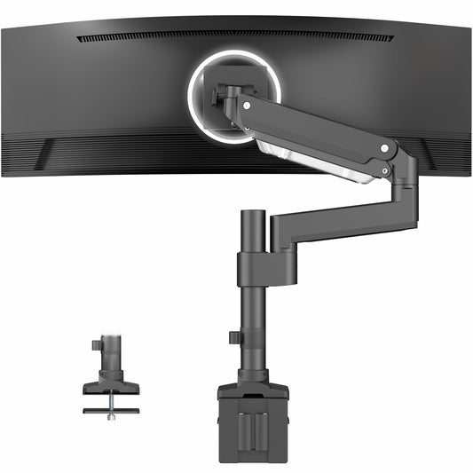 VIVO Premium Aluminum Tall Extended Monitor Arm for Ultrawide Monitors up to 49 inches and 33 lbs, Single Desk Mount Stand, Pneumatic Height