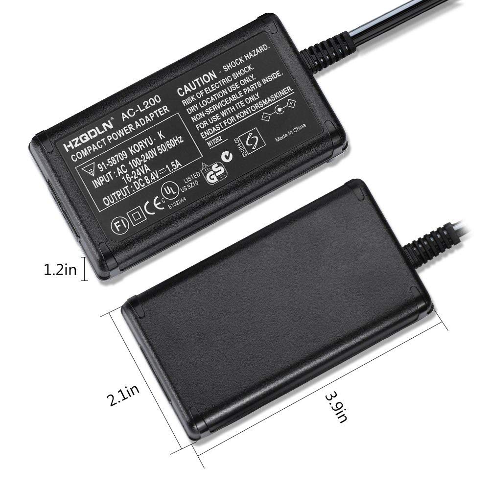 AC Power Adaptor Charger Compatible with Sony HDR CX230 HDR-CX220 HDR-CX190 HDR-CX160 HDR-CX155 HDR-CX150 HDR-CX130 HDR-CX115 HDR-CX110 HDR-CX100
