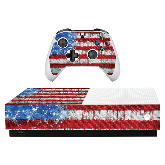 MightySkins Carbon Fiber Skin for Microsoft Xbox One S All-Digital Edition - Colors Dont Run | ProtectiveTextured Carbon Fiber Finish | Easy to Apply