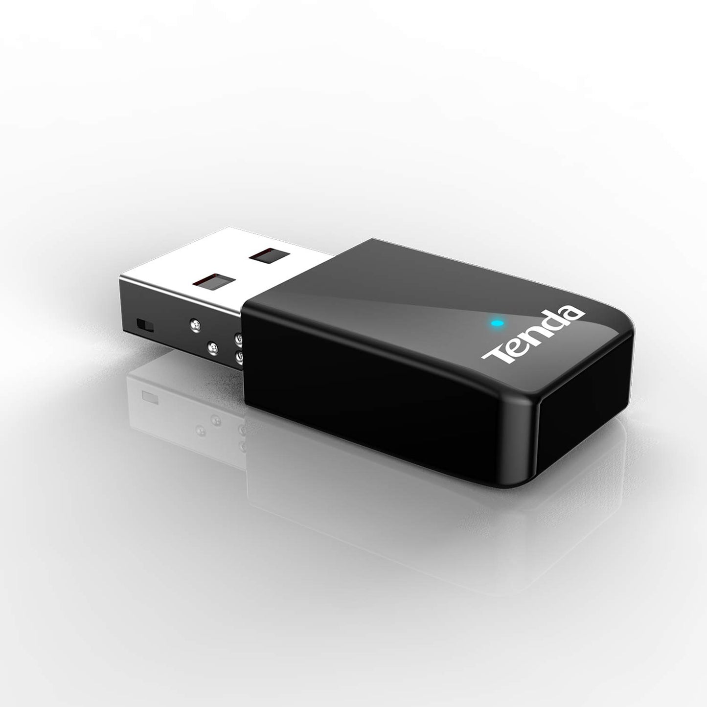 Tenda U9 11AC USB Wifi Adapter-Dual Band 2.4/5G AC650 Wireless Network Card, Wifi Dongle, Mini Size, Supports Windows (XP/7/8/1/10),Black