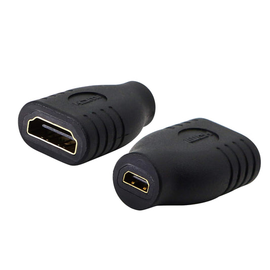 Micro HDMI Adapter Extender HDMI Type D Female to HDMI Type A Female Coupler Connector Support 3D 4K 1080P, YOUCHENG for Cameras, Computers